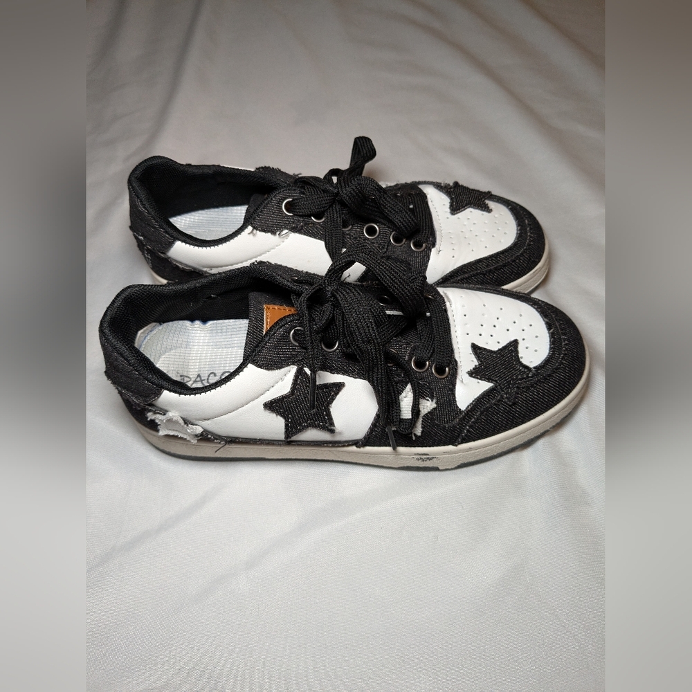 Pacogil Women's Shoes Size 5‎ Black And White